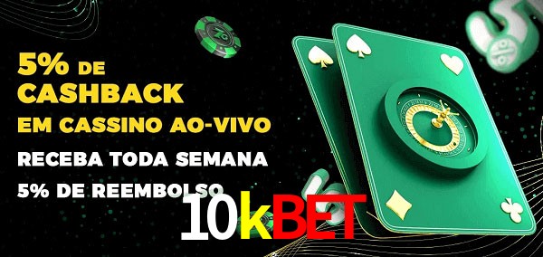 Promoções do cassino ao Vivo 10kbet